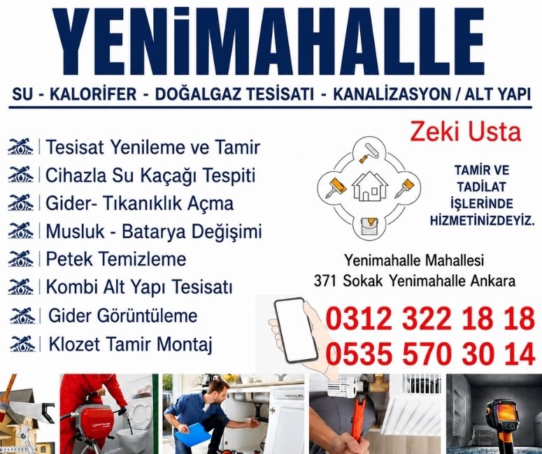 Yenimahalle Tıkanık Açma